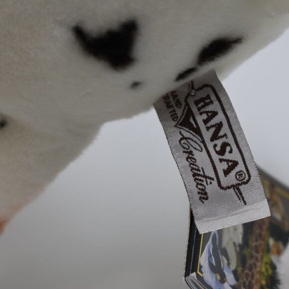 Realistic Lifelike Sitting Dalmatian Puppy Stuffed Animal Plush By Hansa New! - Picture 7 of 12